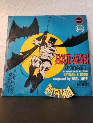 Batman Vintage 1966 Lp Record Rare