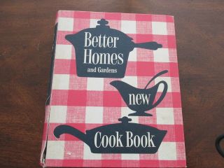 Vintage 1953 6th Printing Better Homes And Gardens Cookbook