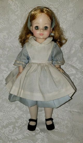 Madame Alexander Doll Alice In Wonderland Doll 14” 1960 