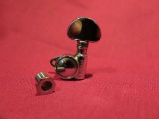 Vintage 1969 Grover Usa Single Nickel Tuner Treble Side For Gibson Les Paul Es L