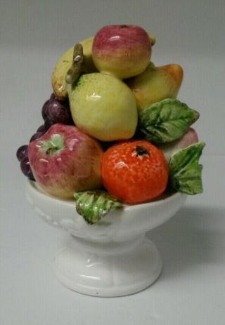 Vintage Mid Century Small Ceramic Fruit Topiary.  Arco Fine Designs.  Very Cute