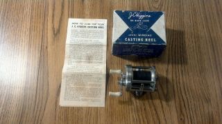 Jc Higgins 3101 Level Winding Casting Fishing Reel - Made In Usa
