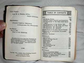 Vintage Catholic Prayer Book My Spiritual Guide 1947 Prayers and Devotions 8