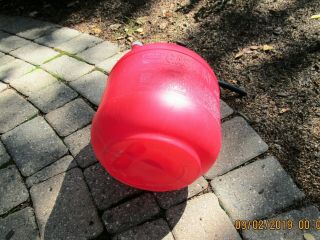 Vintage Eagle 2 1/2 Gallon Red Plastic Vented Gas Can PG - 3 (old type) 4
