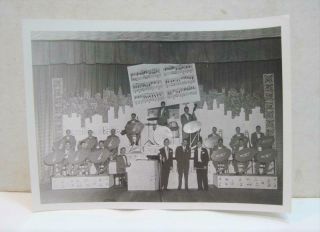 Vintage 1955 Ohio Prison Music Christmas Inmate Show 5x7 Black & White Photo