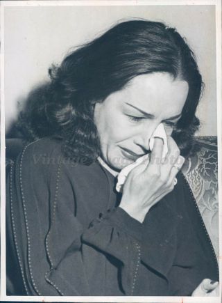 1944 Photo Josefina Anderson Sister Actress Lupe Velez Retire Vintage Image