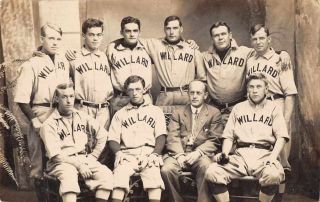 " Willard " Baseball Team Sports Real Photo Vintage Postcard Jh231350