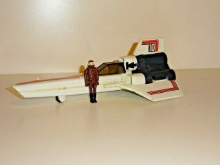 Vintage 1978 Battlestar Galactica Colonial Viper With Figure By Mattel