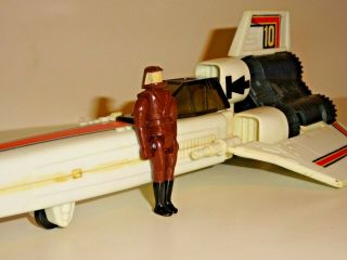 Vintage 1978 Battlestar Galactica Colonial Viper With Figure by Mattel 2