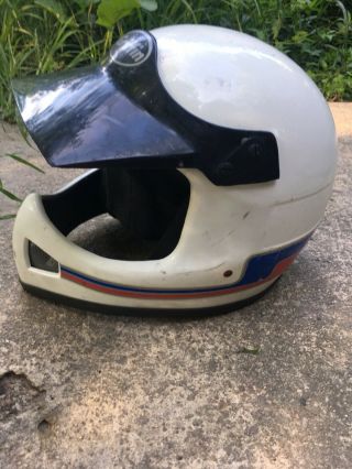 Vintage Griffin 707 Moto Motorcycle Helmet Sz Unknown Lm270 - 1980s Great Deal