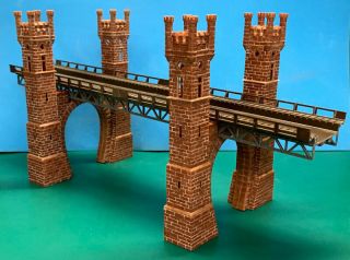 Vintage Faller Ho Lorelei Type Bridge With 4 No 543 Roadbed Sections 28 Inches