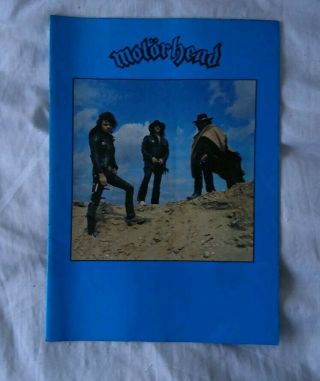 Vintage Motorhead Ace Of Spades Tour Programme 1980