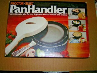 Vintage Proctor Silex " Panhandler " Mini Electric Fry Pan/skillet