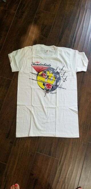 Vintage Us Air Force Thunderbirds T - Shirt Mens Graphic Rare 1979 Size Small