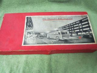 Vintage Aristocraft Ho Scale Trolley Bus With Box,