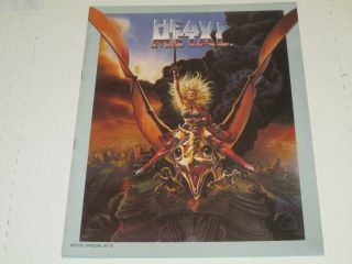 Vintage 1981 Heavy Metal Movie Special (81 - 5) Program Old Stock ✔four Remain