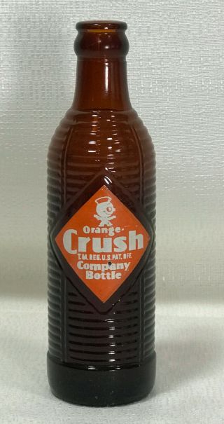 Vintage Orange Crush Soda Bottle