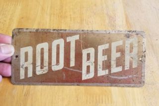 Vintage Root Beer Soda Pop Gas Oil Metal Tin Sign