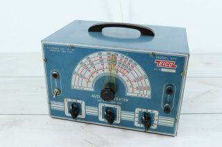 Eico 377 Vintage Audio Generator Sine And Square Wave Tester Waveform Powers On