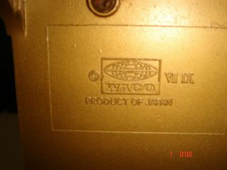 Vintage Retro Table Top Cigarette Lighter WACO Japan 5