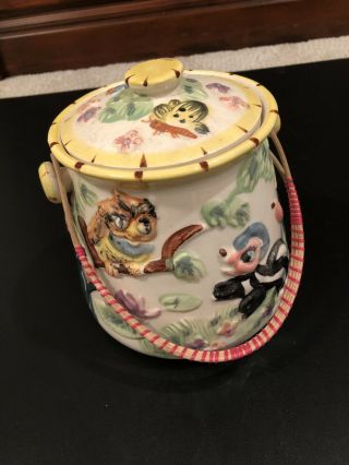 Vintage Bambi Cookie Jar Disney 2