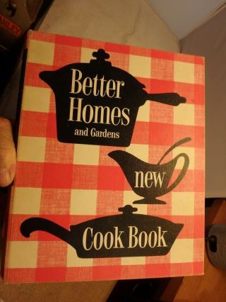 Vintage 1953 Better Homes And Garden Cookbook - -