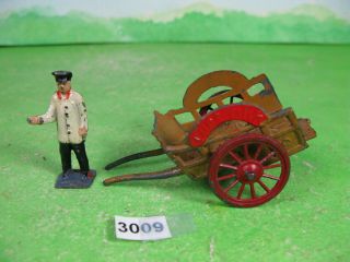 Vintage Charbens Lead Milk Cart & Milkman Collectable Toy Model 3009