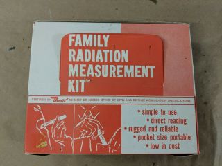 Vintage Bendix Family Radiation Measurement Kit Vintage Retro Fallout B3