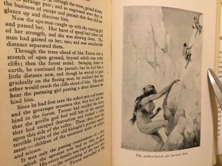 Vintage TARZAN and the LION MAN Edgar Rice Burroughs J.  Allen St.  John Art 1934 7