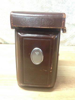 Vintage Rolleiflex Leather Camera Case