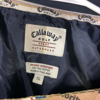Callaway Golf Vest V - Neck Pullover Size XL Navy Blue Vintage 3