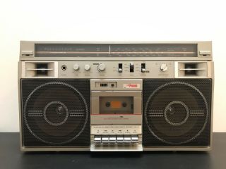 Rare Retro 1980s Vintage Protronic Pqr - 9250 Cassette Recorder 4 Band Fm Radio