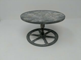Kingspin Turntable Banding Pottery Wheel Equipment Art Made In Usa Aluminum Vtg