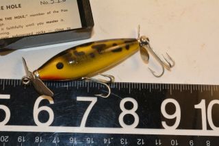 old wooden poes minnow lure bait in the box neat style 1 2