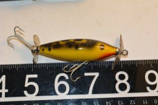 old wooden poes minnow lure bait in the box neat style 1 4