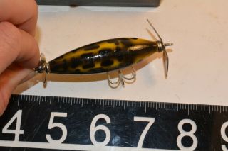 old wooden poes minnow lure bait in the box neat style 1 5