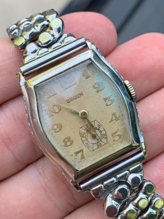 Vintage Gruen Watch 17 Jewel 14k Gold Filled Case