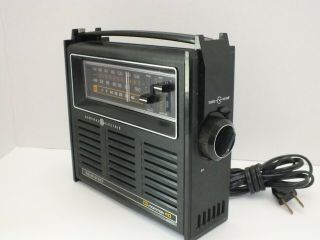 Vintage General Electric Cb Monitor 40 Portable Am Fm Cb Radio Ge Model 7 - 2914a