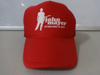 Vintage John Mayer Established In 1977 Trucker Ball Cap Osfa Snapback Nissun