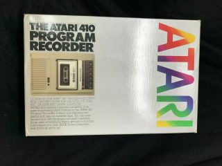 Vintage Atari 410 400/800 Program Recorder Cassette W/ Box