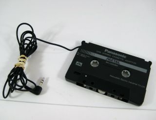 Panasonic Sh - Cdm9a Wired Car Stereo Audio Cassette Adapter To Cd For Vintage Car