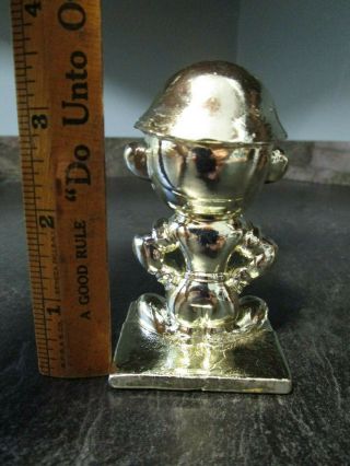 Vintage c1950s Phillips 66 Service Man Mascot Paperweight 4