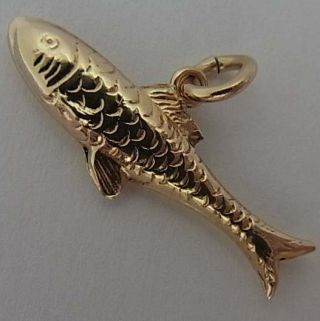Vintage 9ct Gold Fish Charm