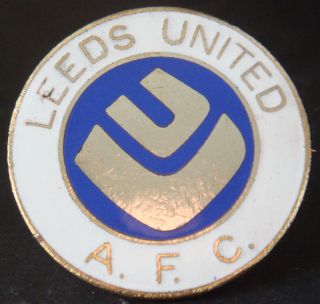 Leeds United Fc Vintage Badge Maker Coffer N 