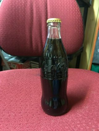 1989 Coca Cola Classic Bottle 300ml Full Coke 60 Anniversary Vintage