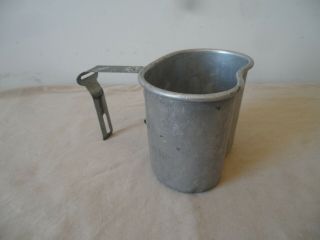 Vintage Us Army Canteen Cup 1941 T.  A.  C.  U.  Co.