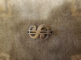 Vintage Sterling Silver Dollar Sign Money Clip - Has Not Been Polished