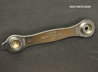 Vtg Park Ccw - 2 Park Tool Co Usa Bicycle Crank Bolt Wrench Tool 14mm 15mm 16mm