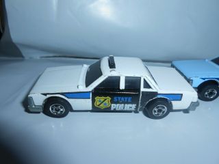 VTG 1983 HOT WHEELS CRACK UPS CRUNCH CHIEF VARIATIONS STATE POLICE CARS HK 3