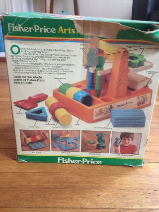 Vintage Fisher Price Arts & Crafts Creative Clay Tool Set 787 Complete 3